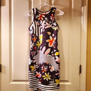 Clover Canyon vintage swim Floral Sleeveless Dress - Black Multicolor